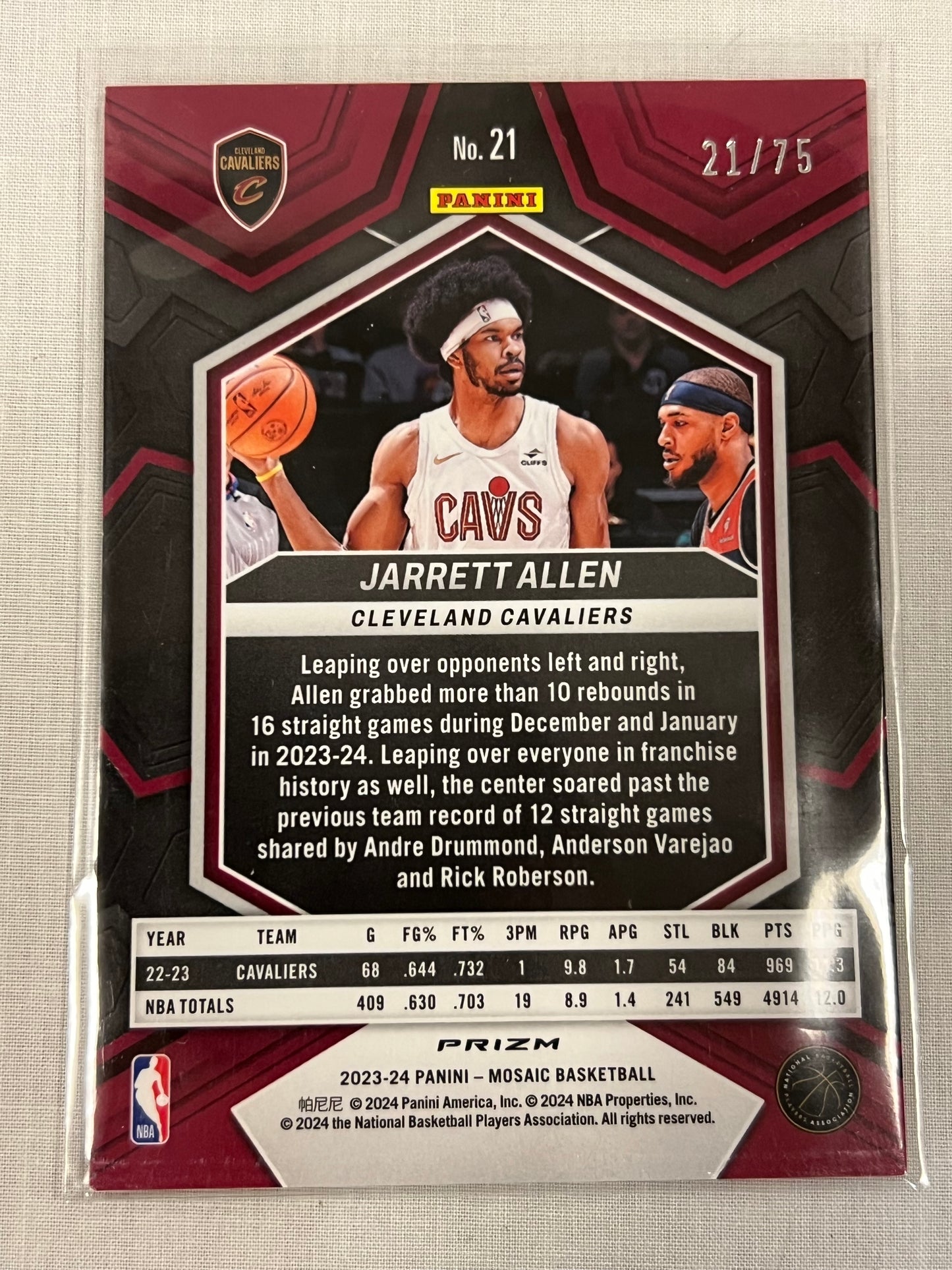 Jarrett Allen Red scope /75