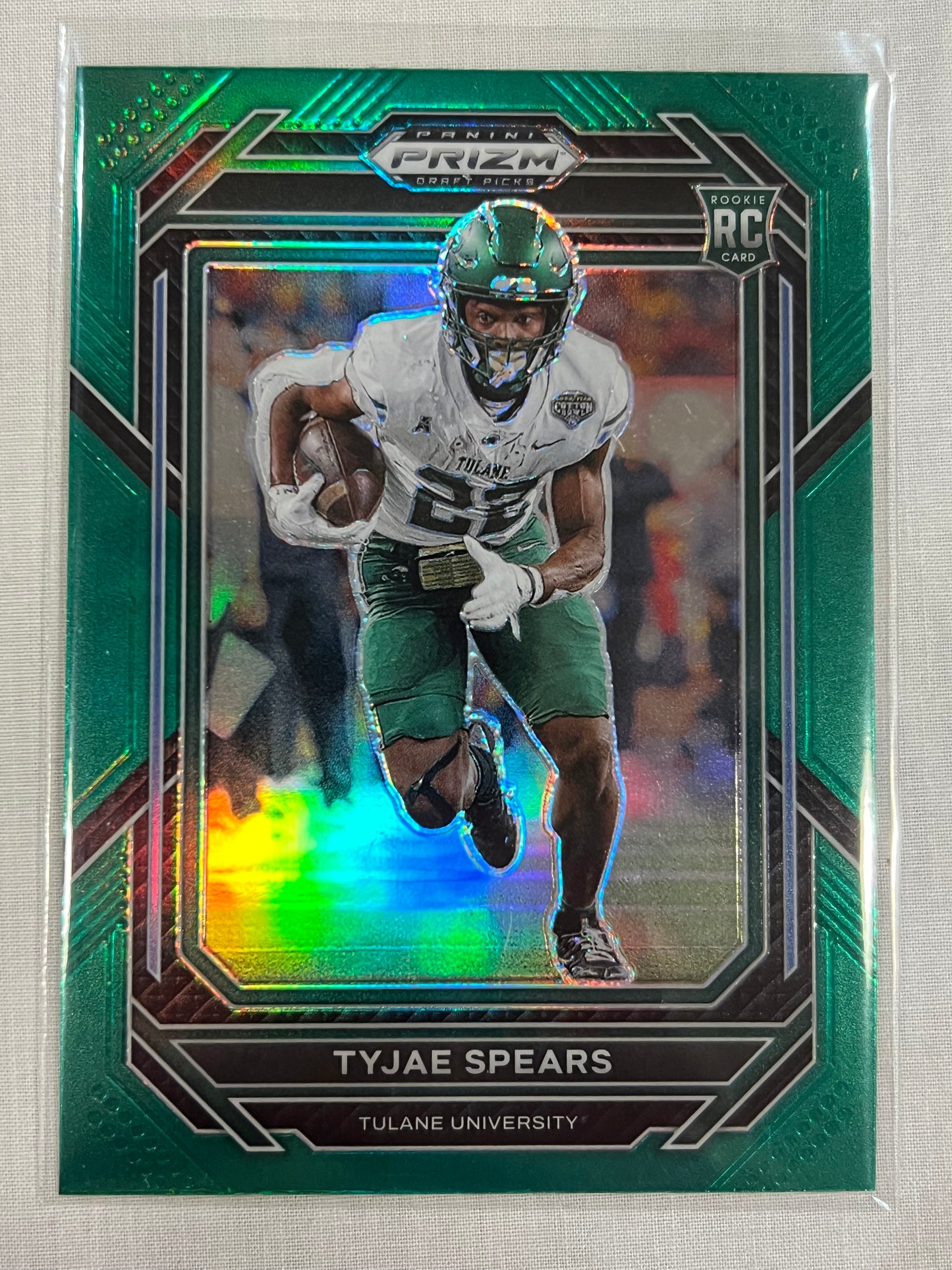 Tyjae Spears Green Prizm Rookie