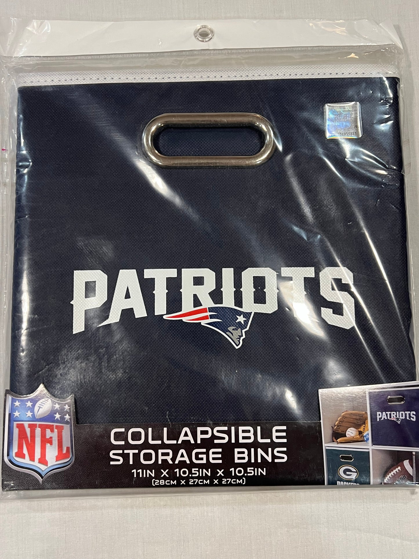 New England Patriots Storage Bin