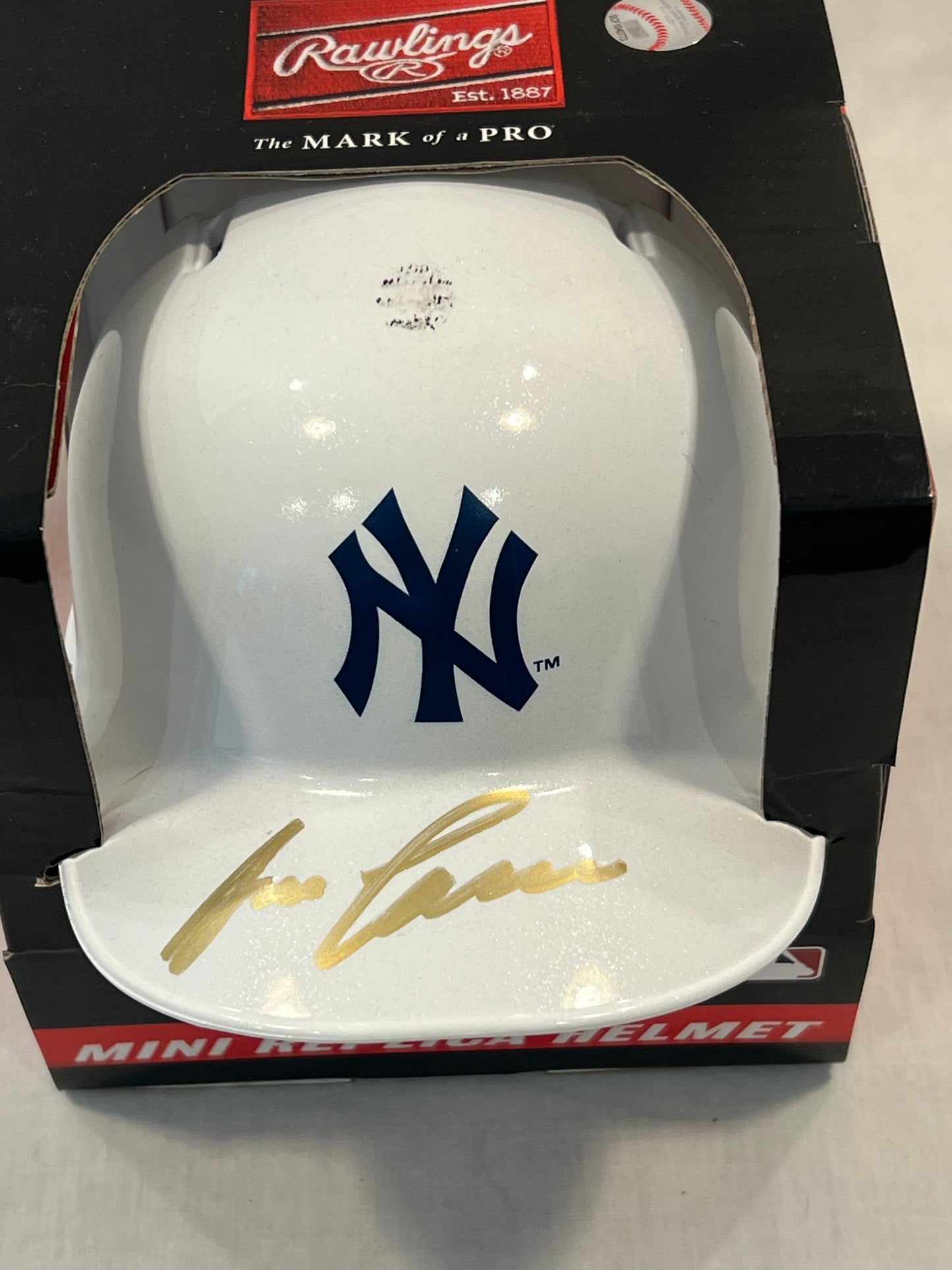 Jose Canseco signed NY Yankees Mini Helmet