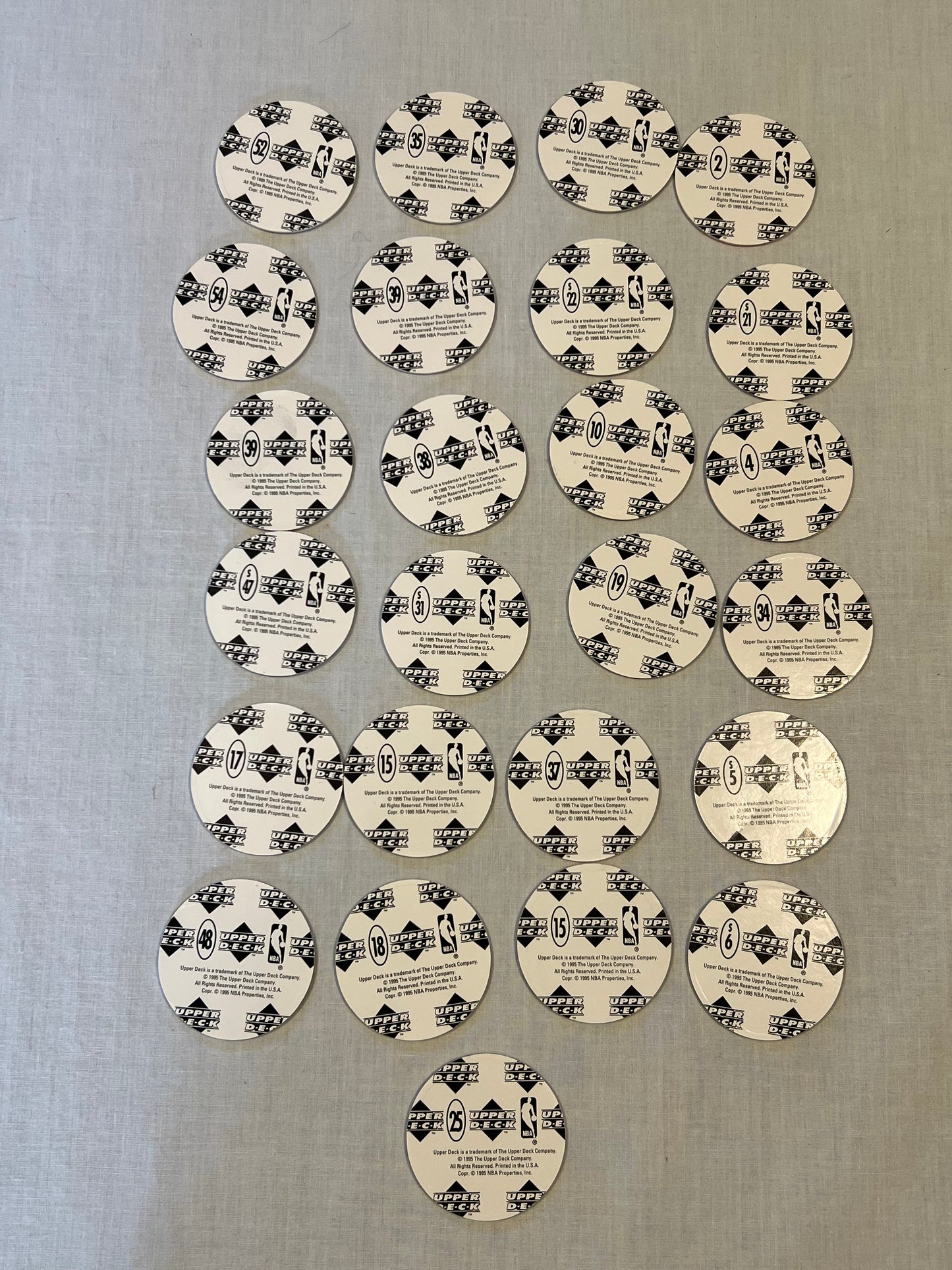 Michael Jordan Set of 25 Assorted Milk Caps