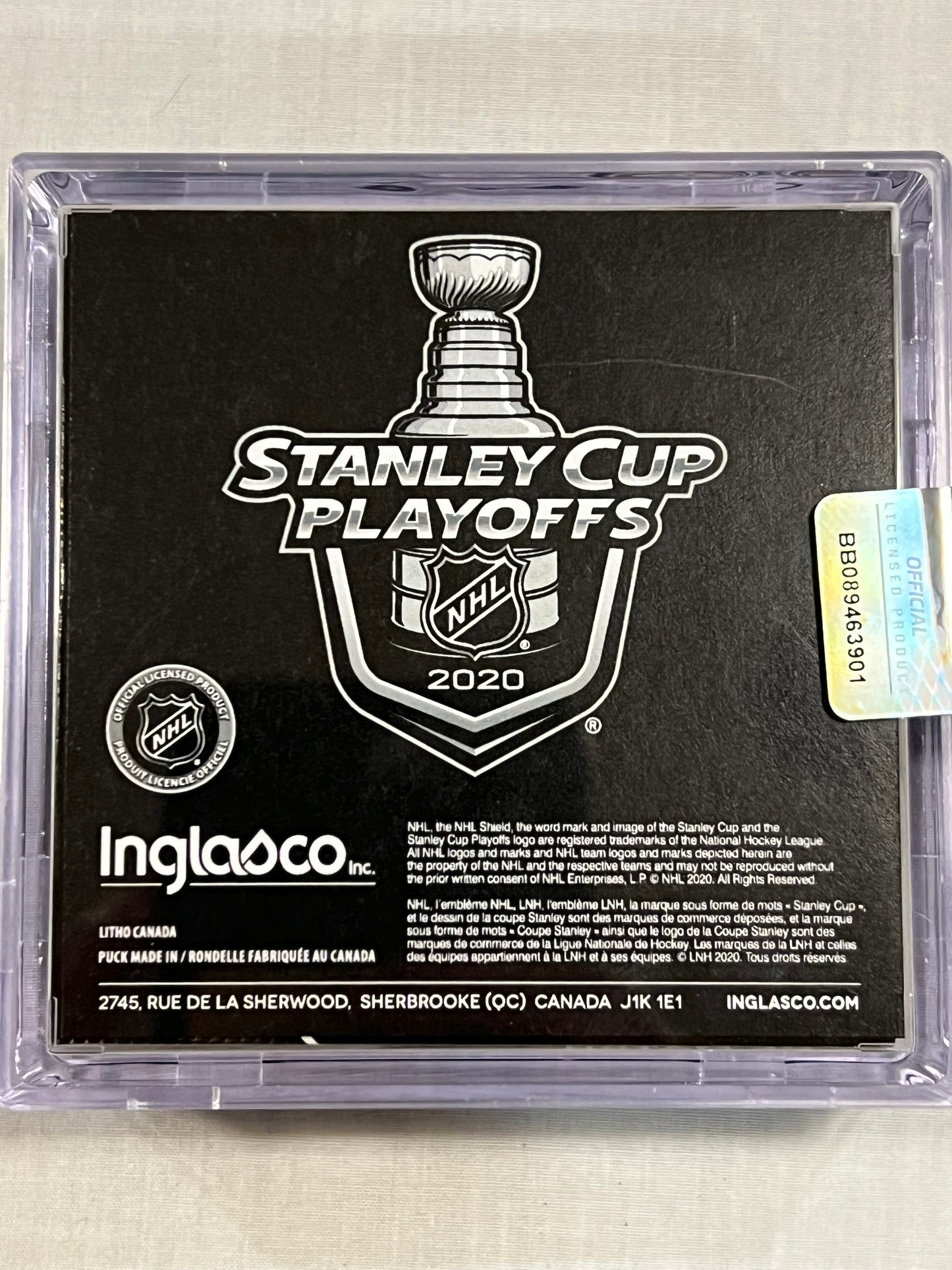 Stanley Cup Finals 2020 Official Game Used Puck
