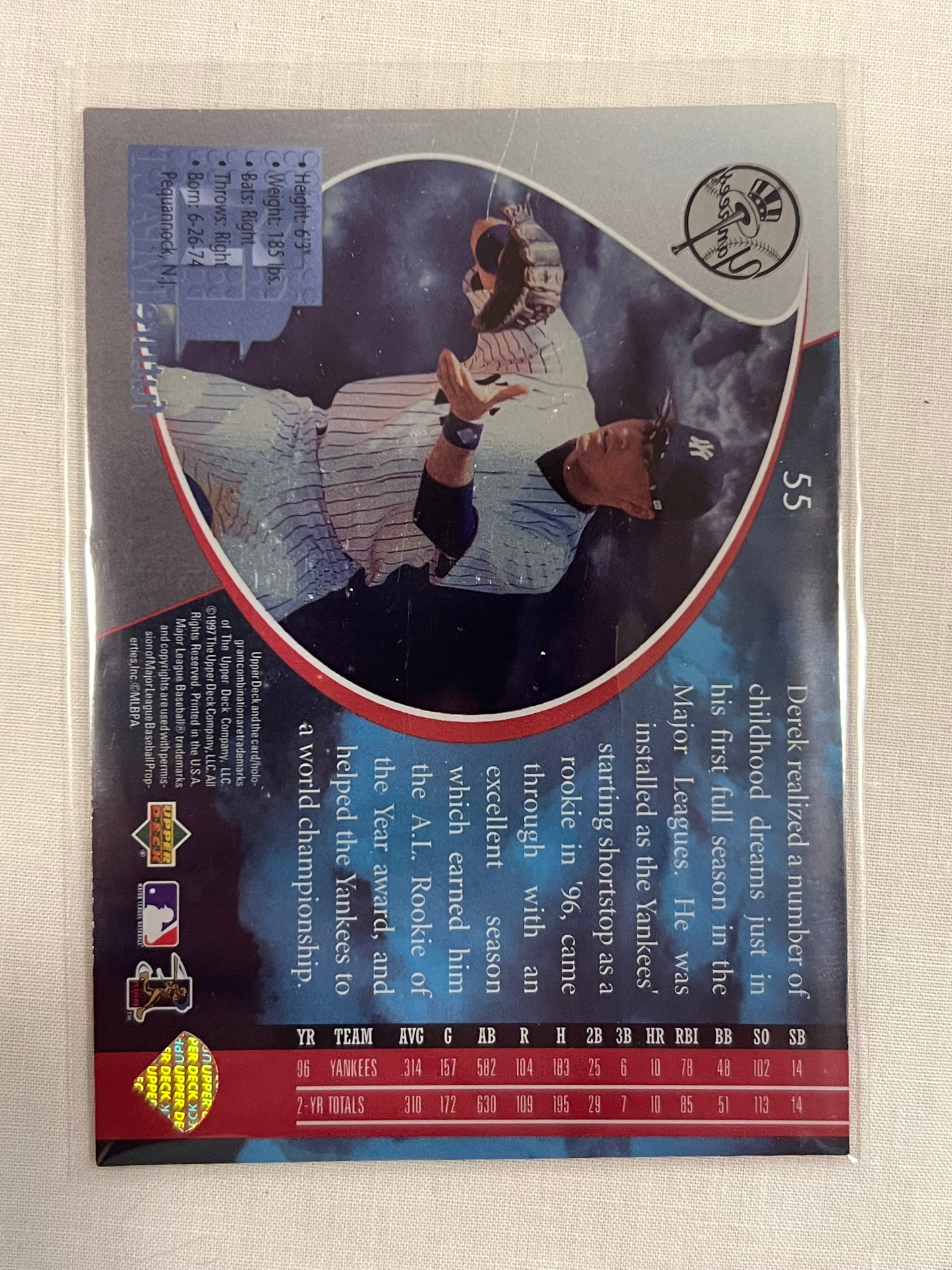 Derek Jeter UD Future Impact Hologram