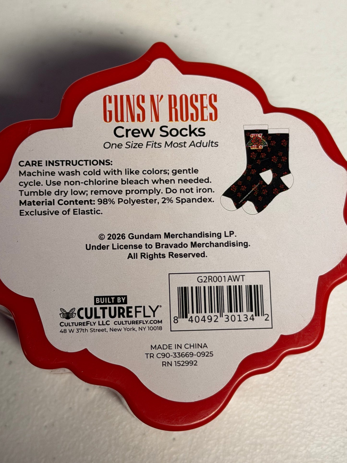 Guns N Roses Socks