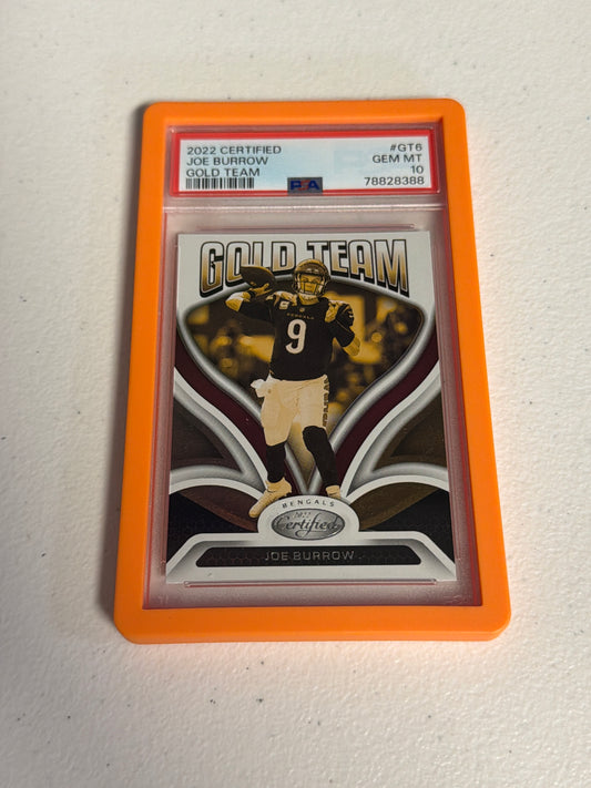 Joe Burrow Gold Team PSA 10