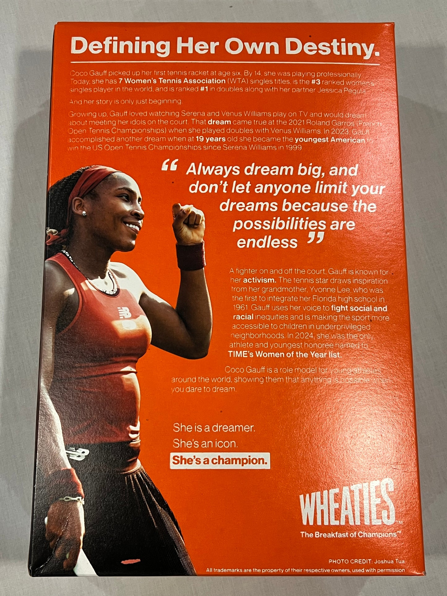 Coco Gauff Wheaties Box