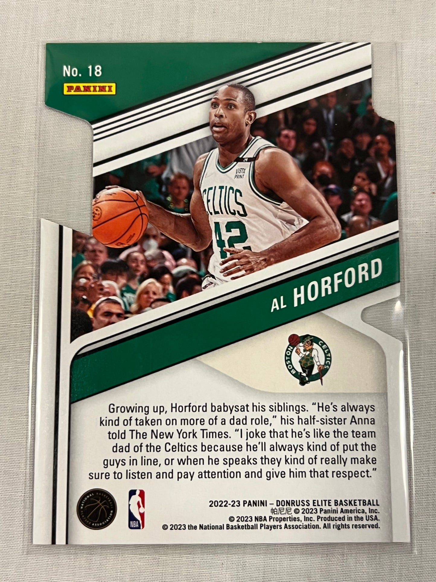 Al Horford Red Elite Die Cut /58