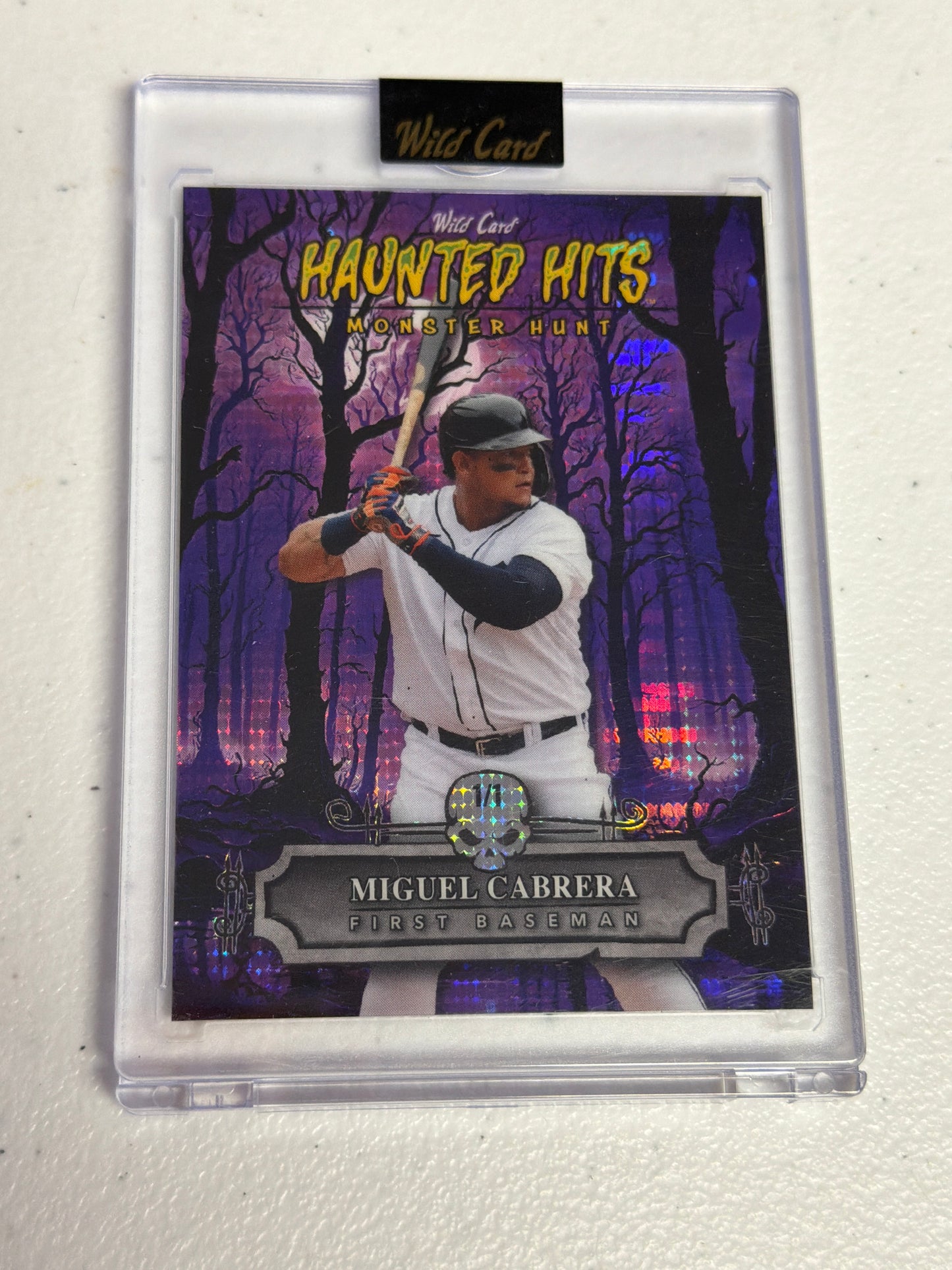 Miguel Cabrera 1/1 Haunted Hits