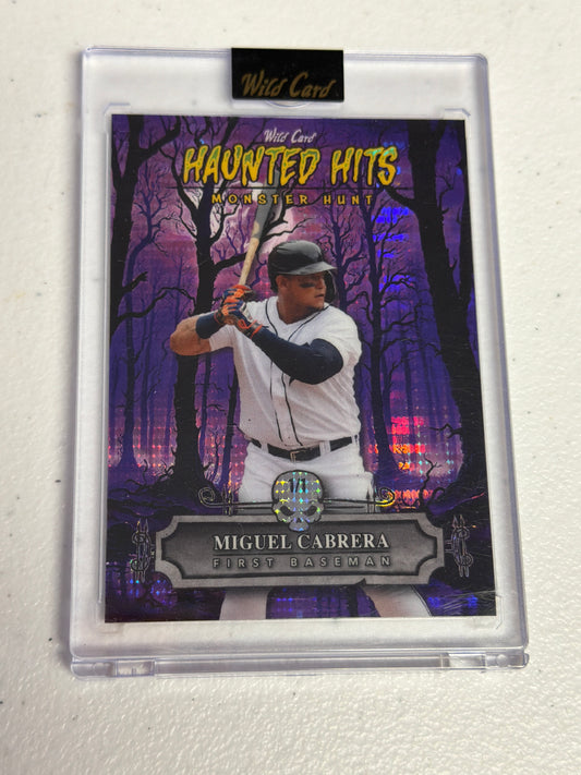Miguel Cabrera 1/1 Haunted Hits