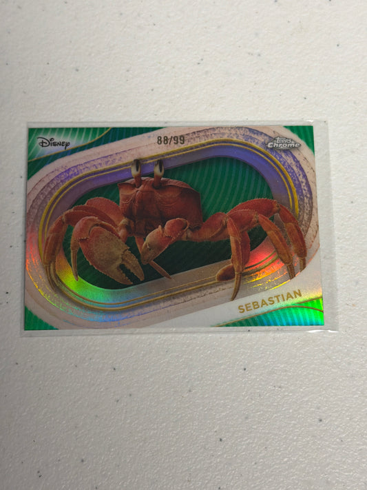 Sebastian Topps Chrome Disney Green /99