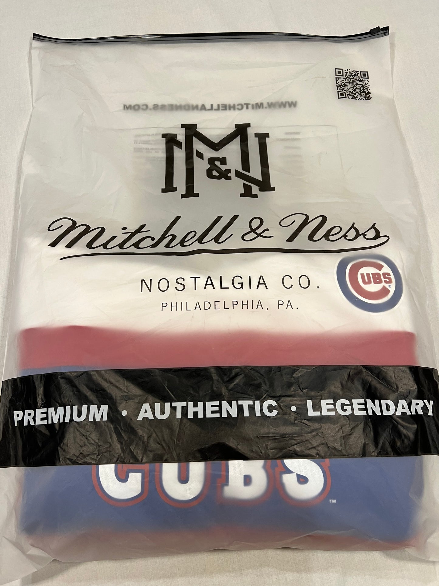 Chicago Cubs Womens Large Mitchell & Ness Hoodie
