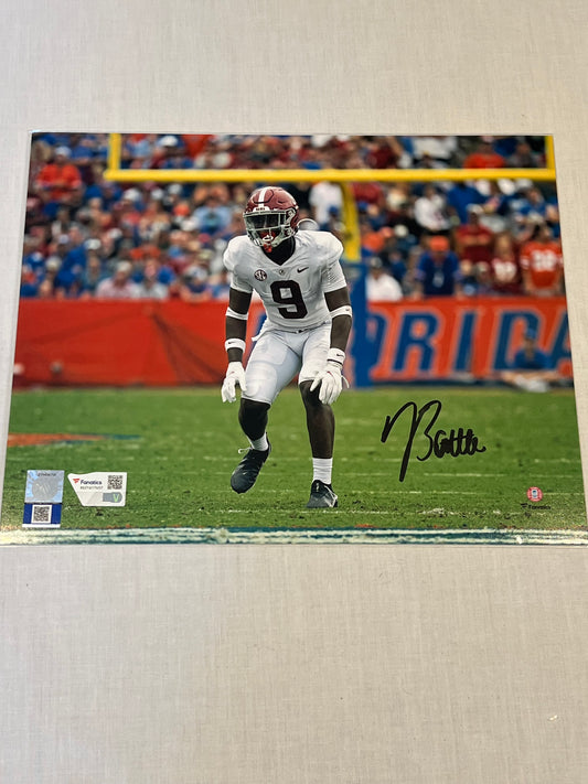 Jordan Battle Alabama Signed Photo