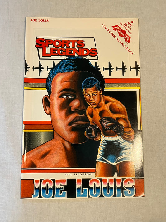 Joe Louis 1992 Sports Legends Boxer Comic