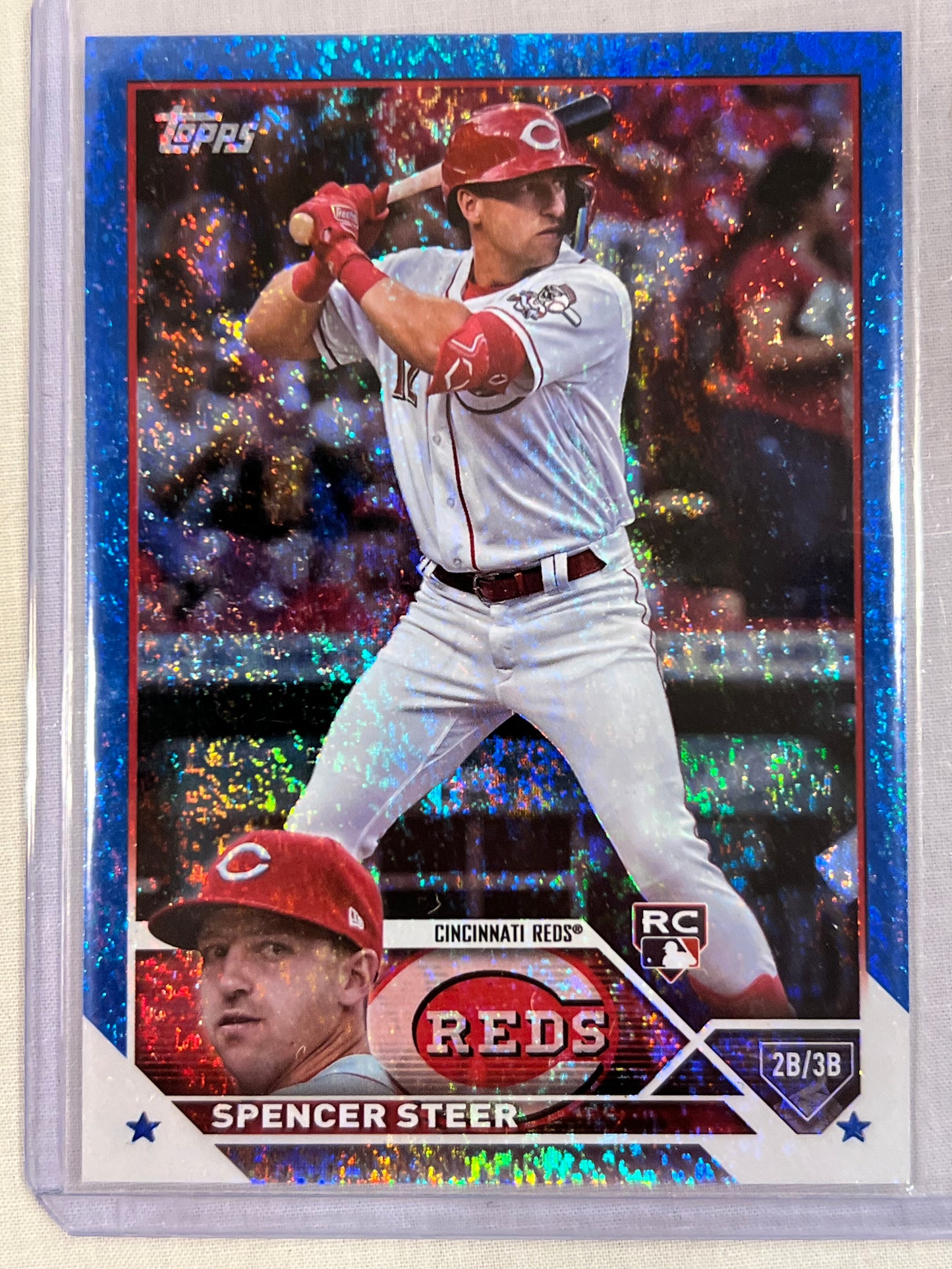 Spencer Steer Blue Chrome Rookie /999