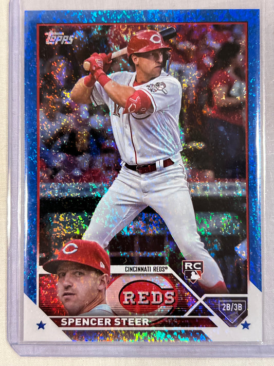 Spencer Steer Blue Chrome Rookie /999
