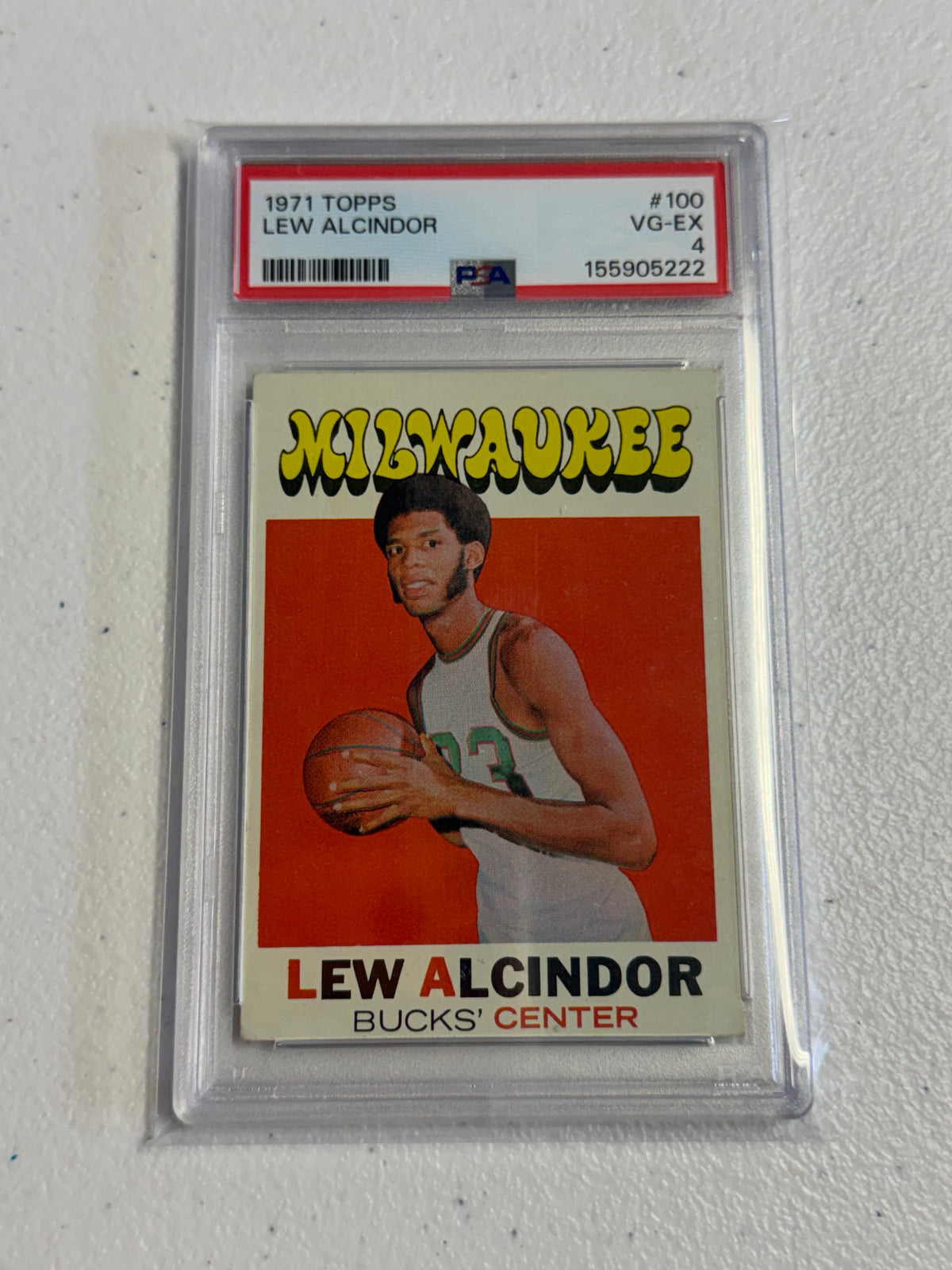 Lew Alcindor 1971 Topps PSA 4