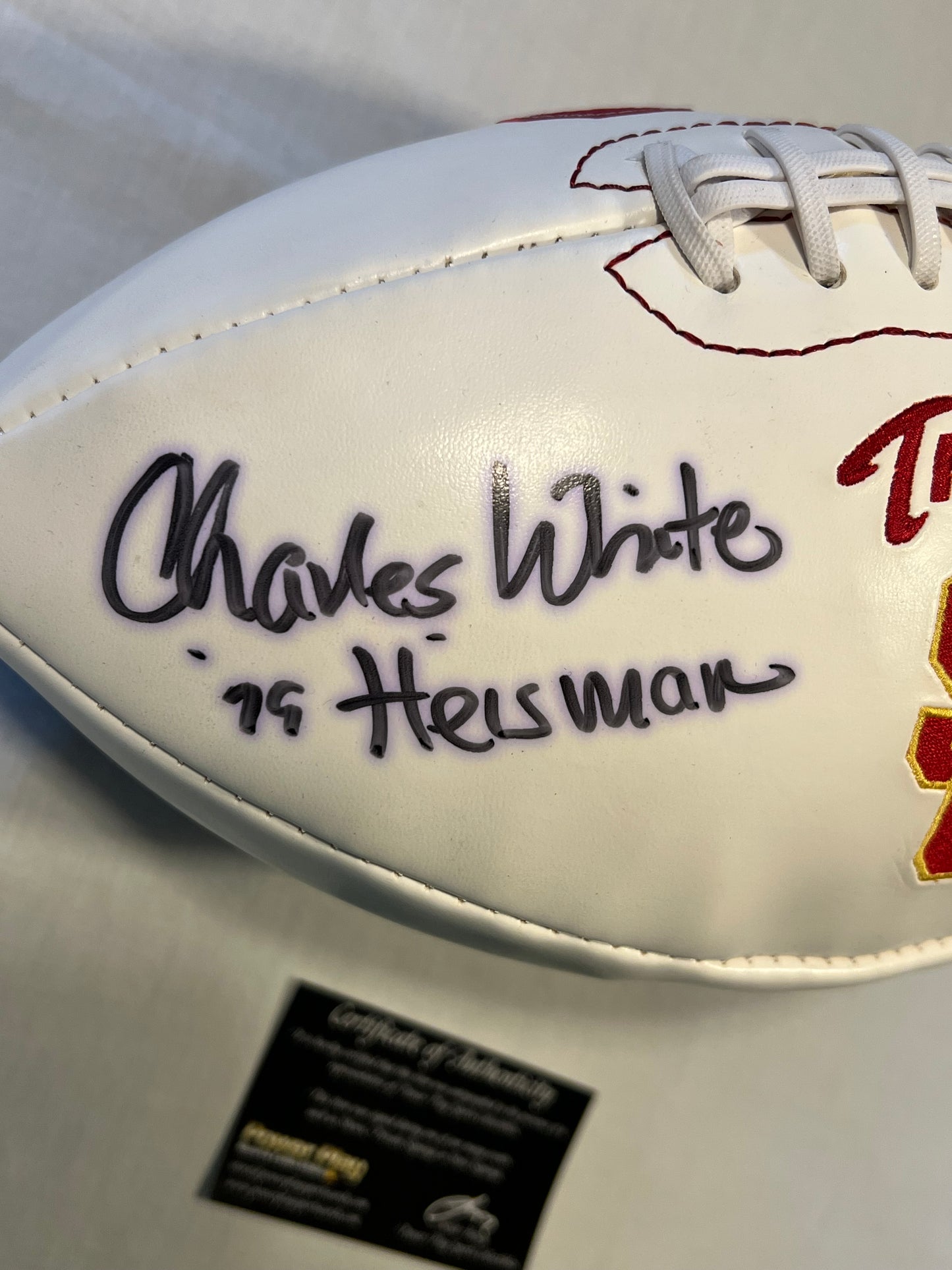 Charles White signed 1979 USC Trojans Football