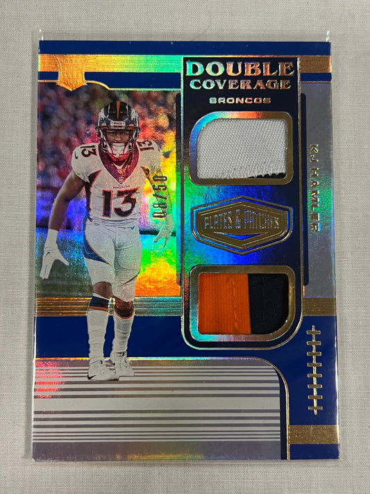 KJ Hamler Double Coverage Rookie Patch /50