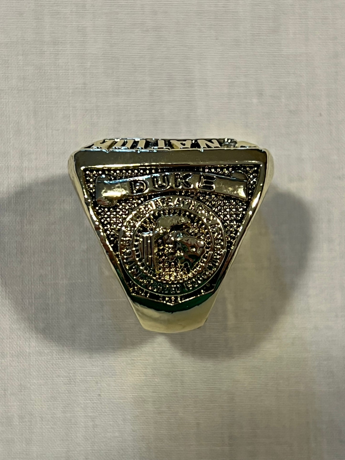 Grant Hill Duke 1991 National Championship Replica Ring