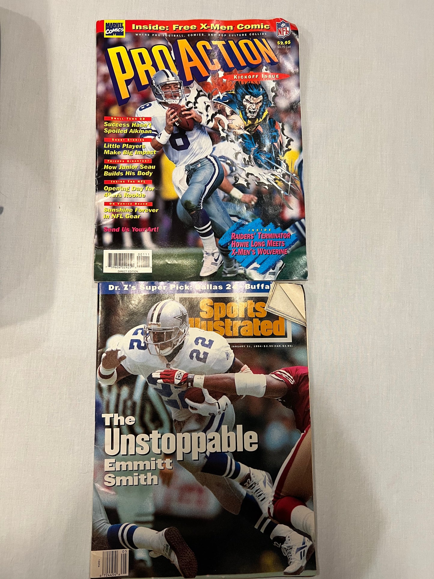 Super Bowl XXVIII 1993 Atlanta Cushion w/ Extras