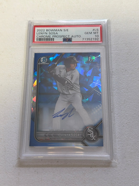 Lenyn Sosa PSA 10 Rookie Auto