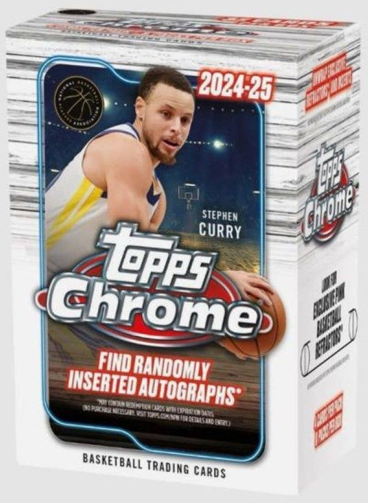 2024-25 Topps Chrome Basketball 32ct. Blaster Box