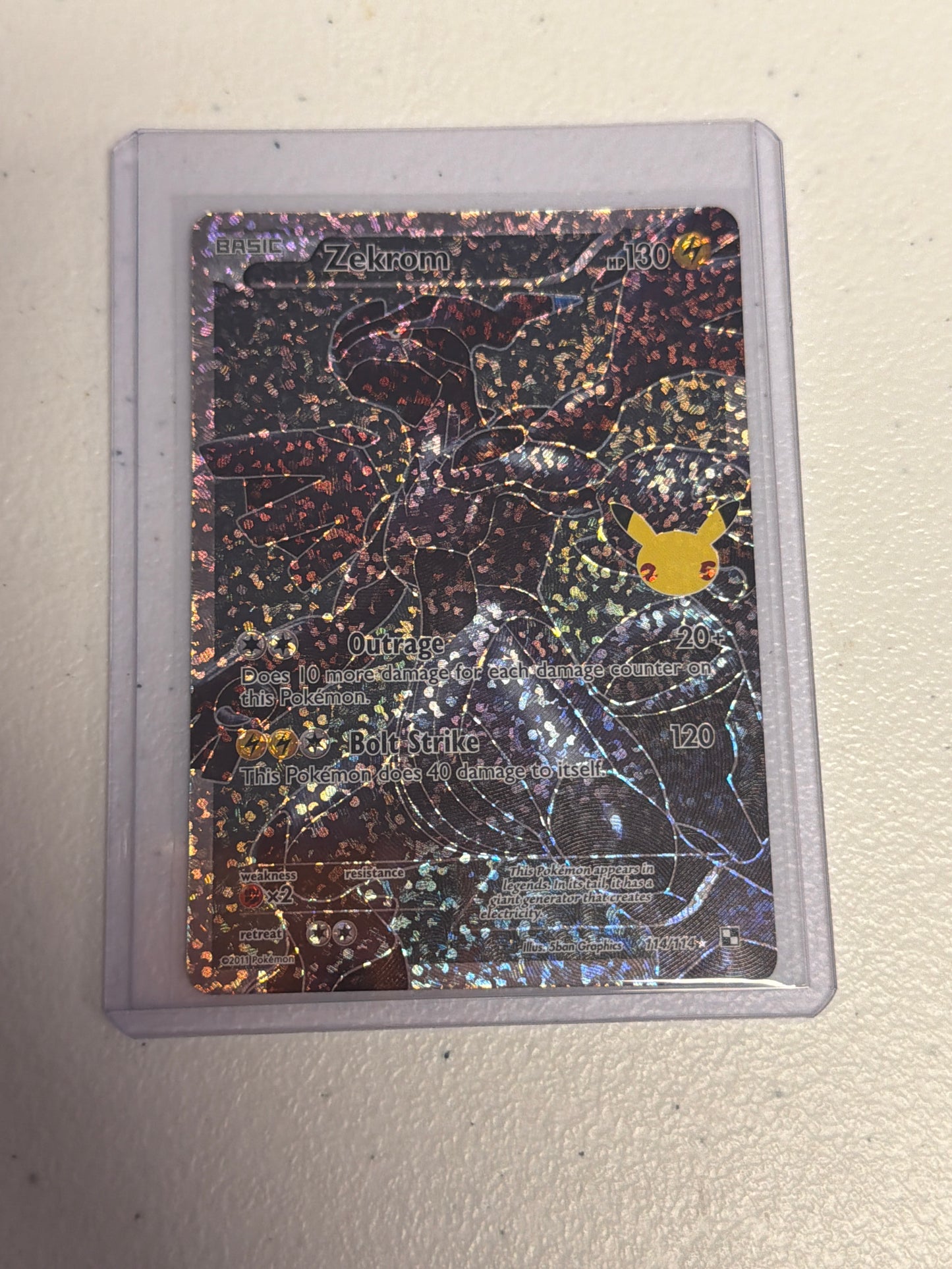 Zekrom Holo Celebrations LP
