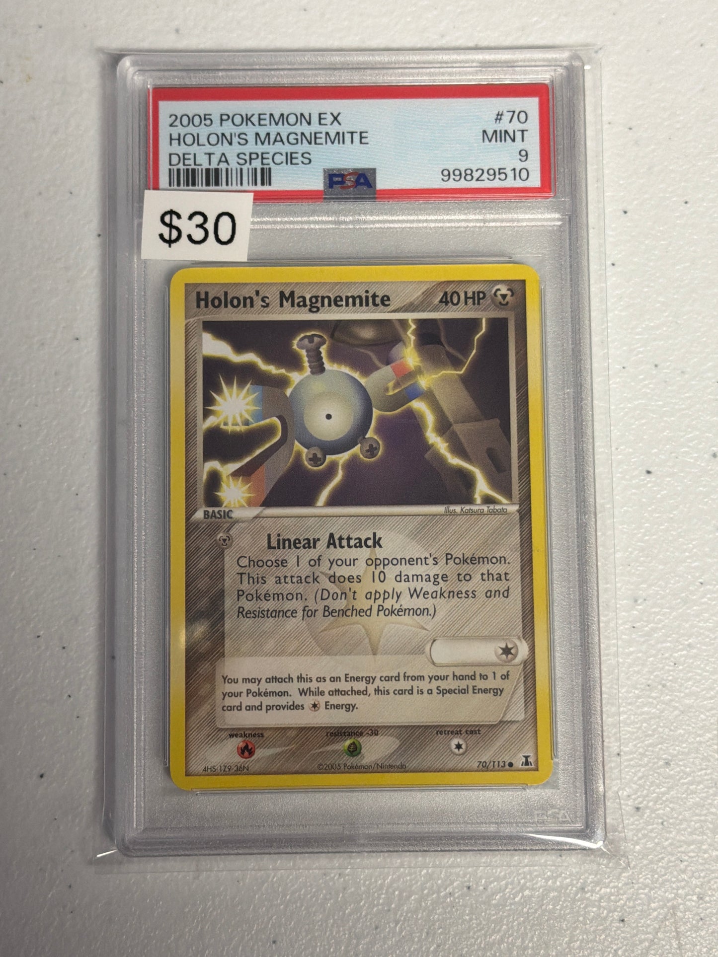 Holons Magnemite Delta Species PSA 9