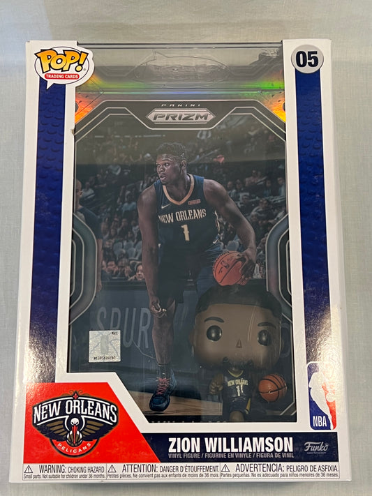 Zion Williamson Silver Prizm Jumbo