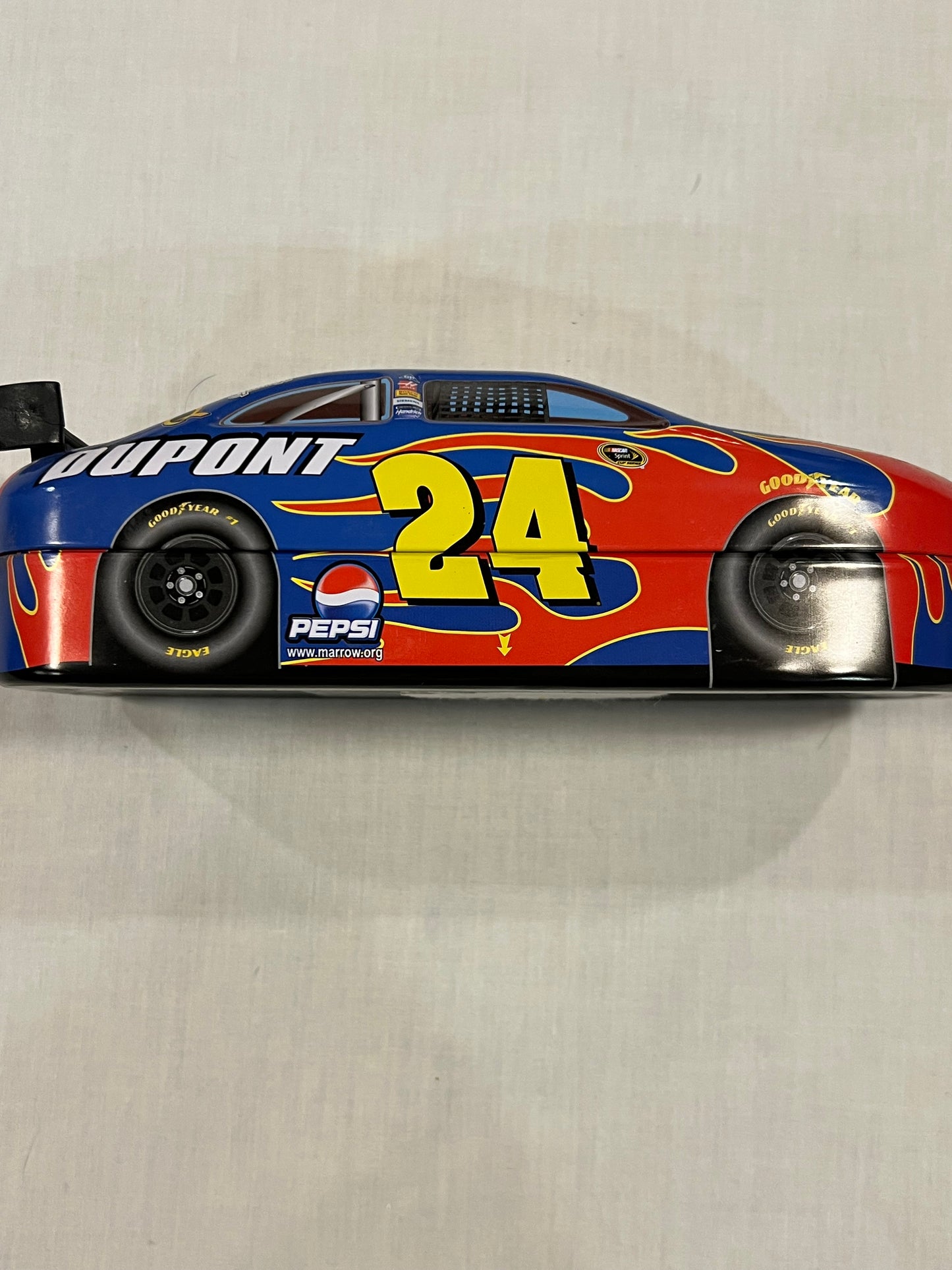 Jeff Gordon Tin Collectible Car with spoiler