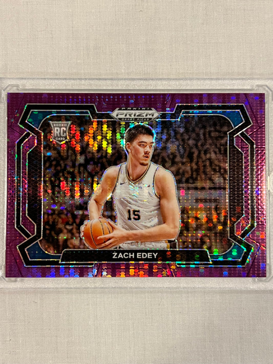 Zach Edey Purple Prizm Rookie /55