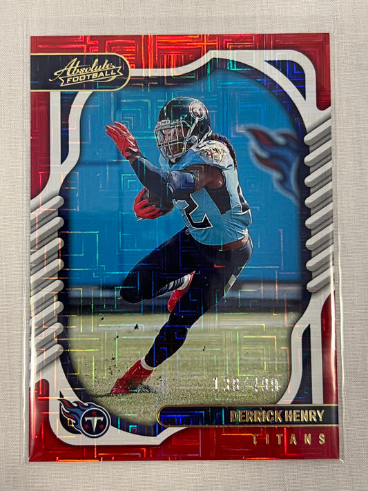 Derrick Henry Absolute Red Squares /499