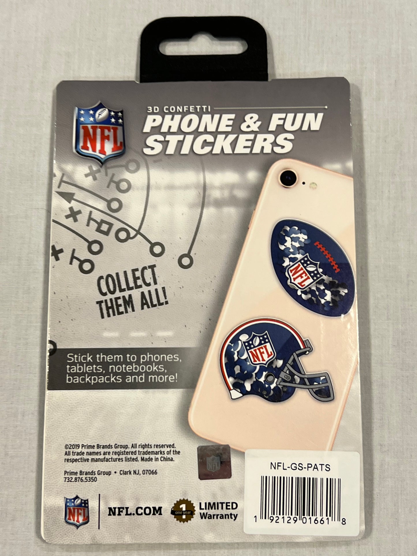 New England Patriots Phone Stickers