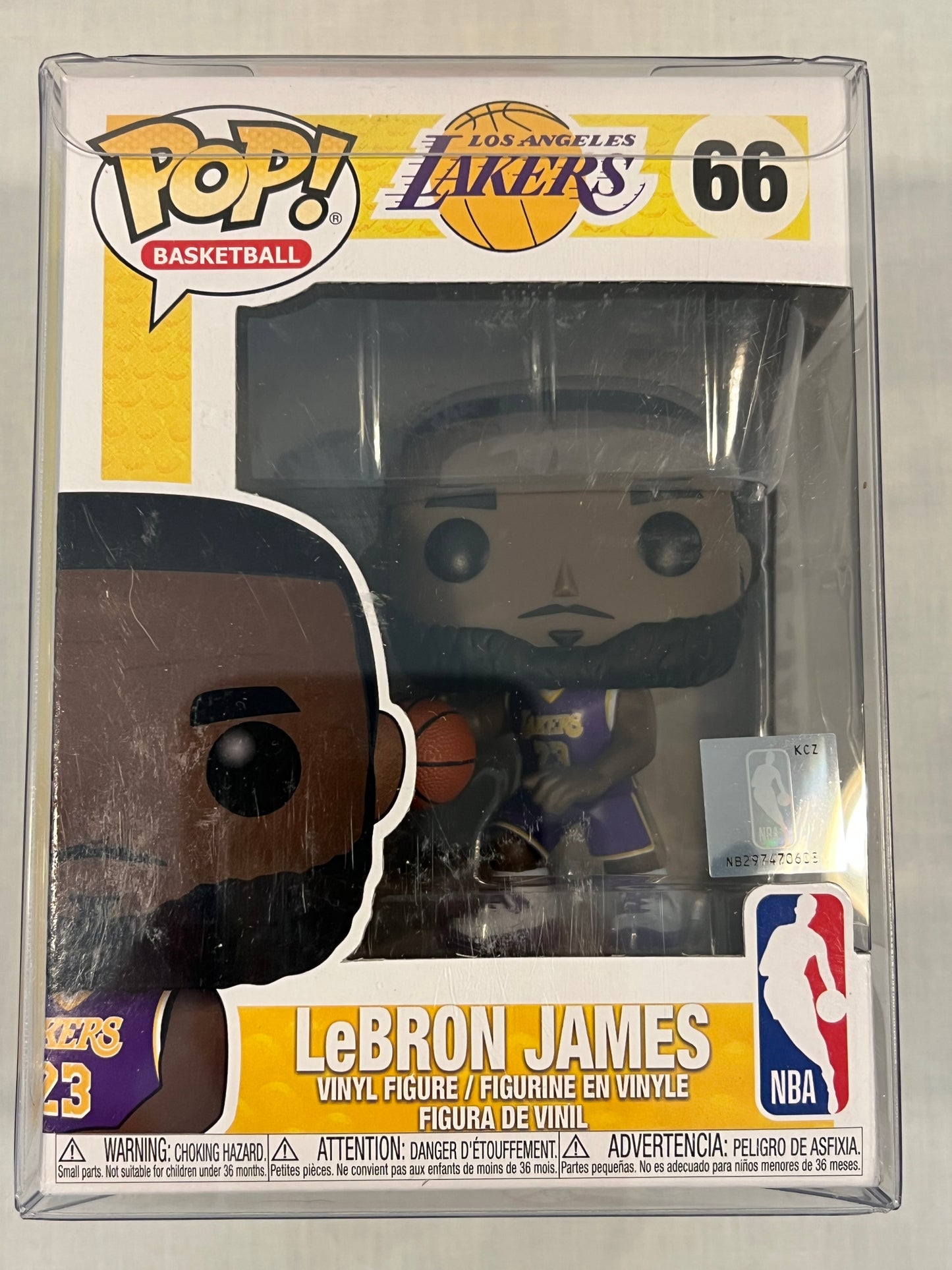 Lebron James Purple Jersey w/ protective case