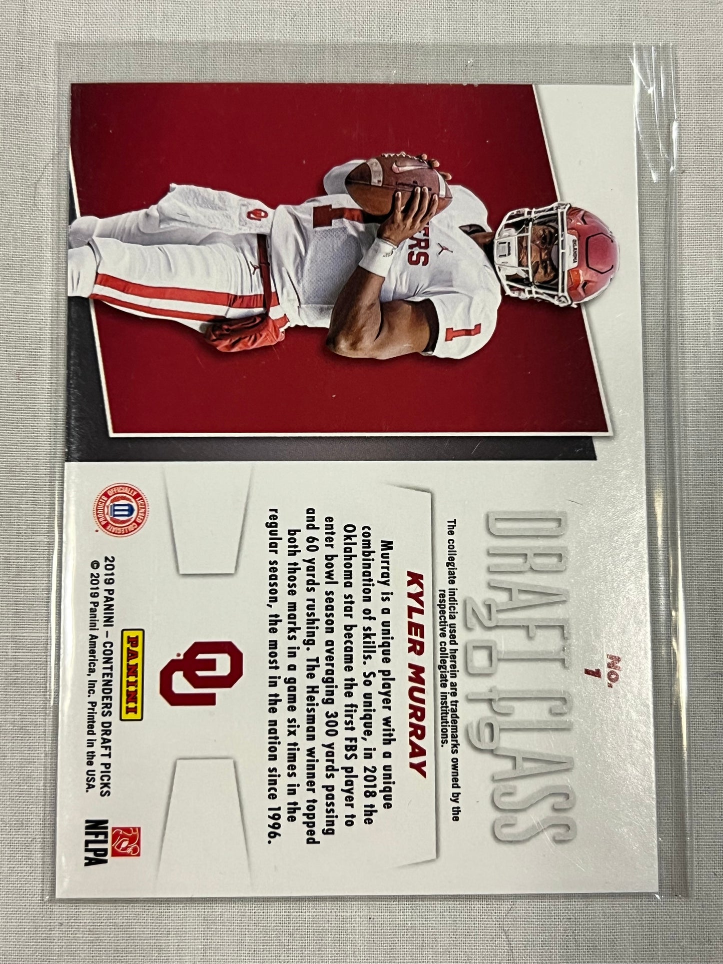 Kyler Murray Rookie Draft Class