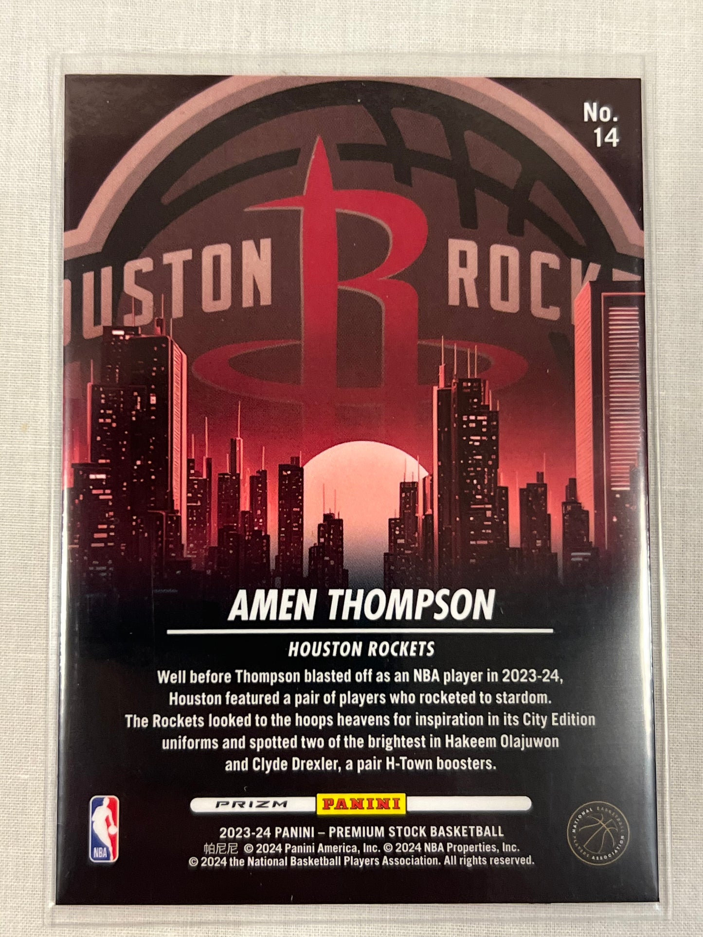 Amen Thompson Silver City Edition Rookie