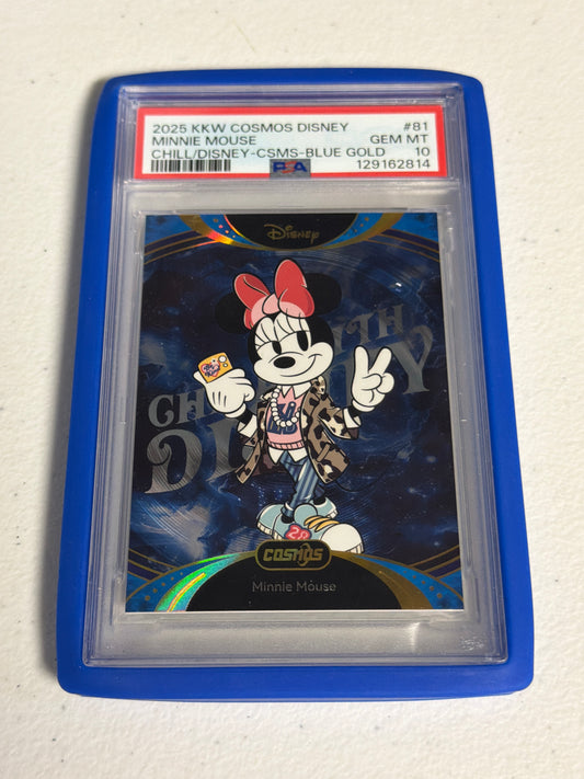 Minnie Mouse Cosmos Blue Gold /5 PSA 10