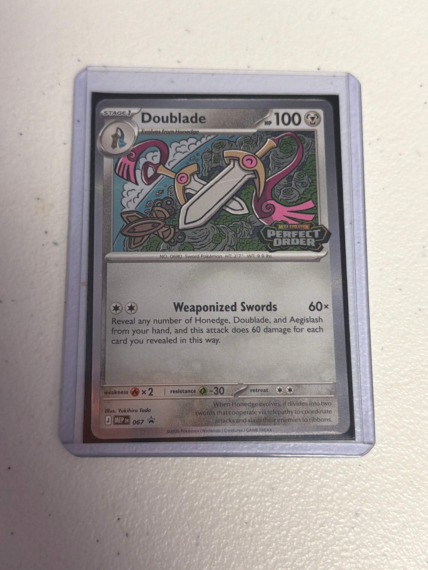 Perfect Order Doublade Stamped Promo