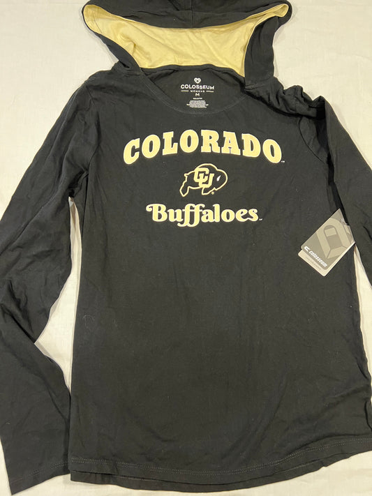 Colorado Buffalo Womens Black/Gold Hoodie