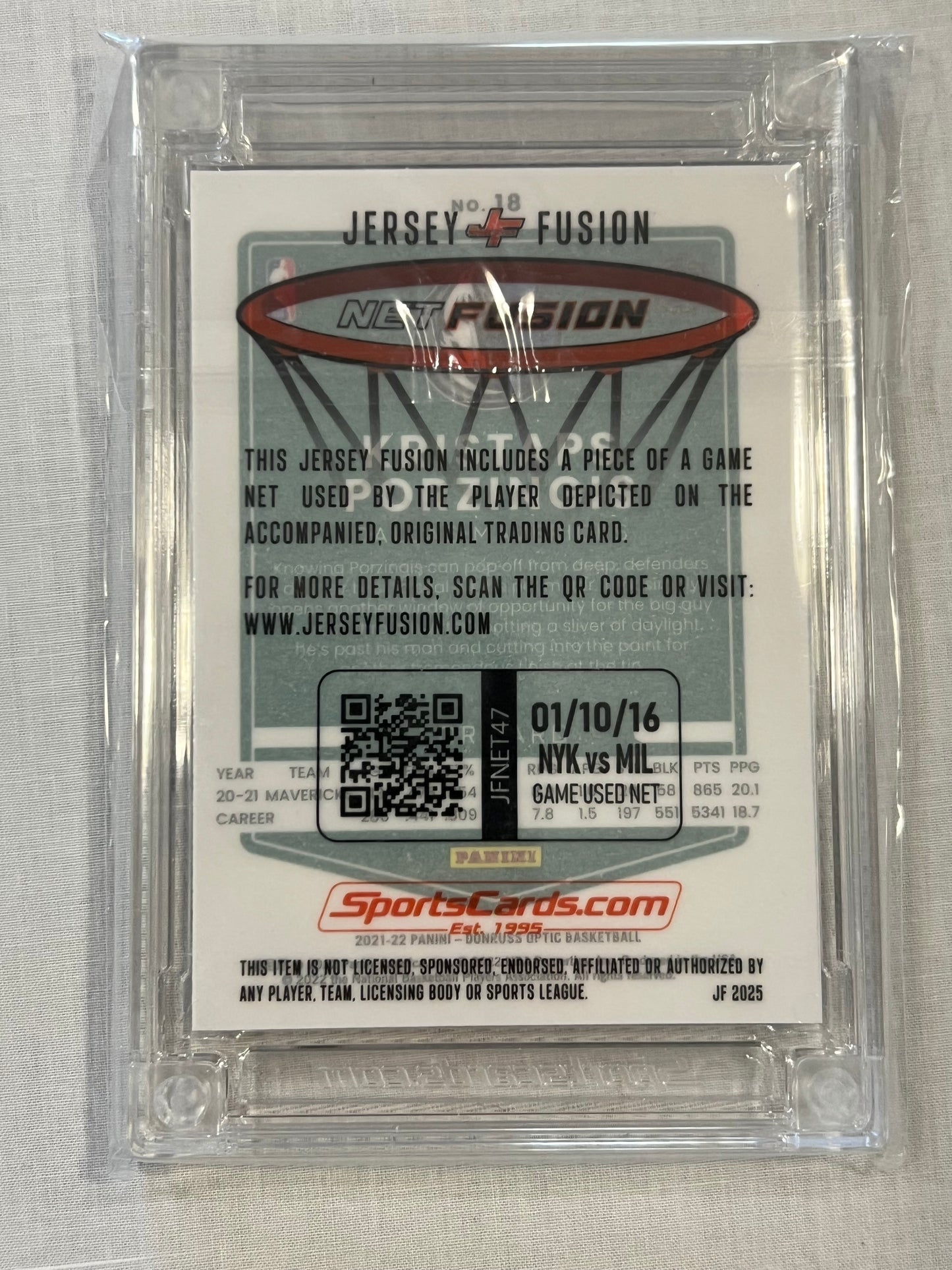 Ktistaps Porzingis Net Fusion /45