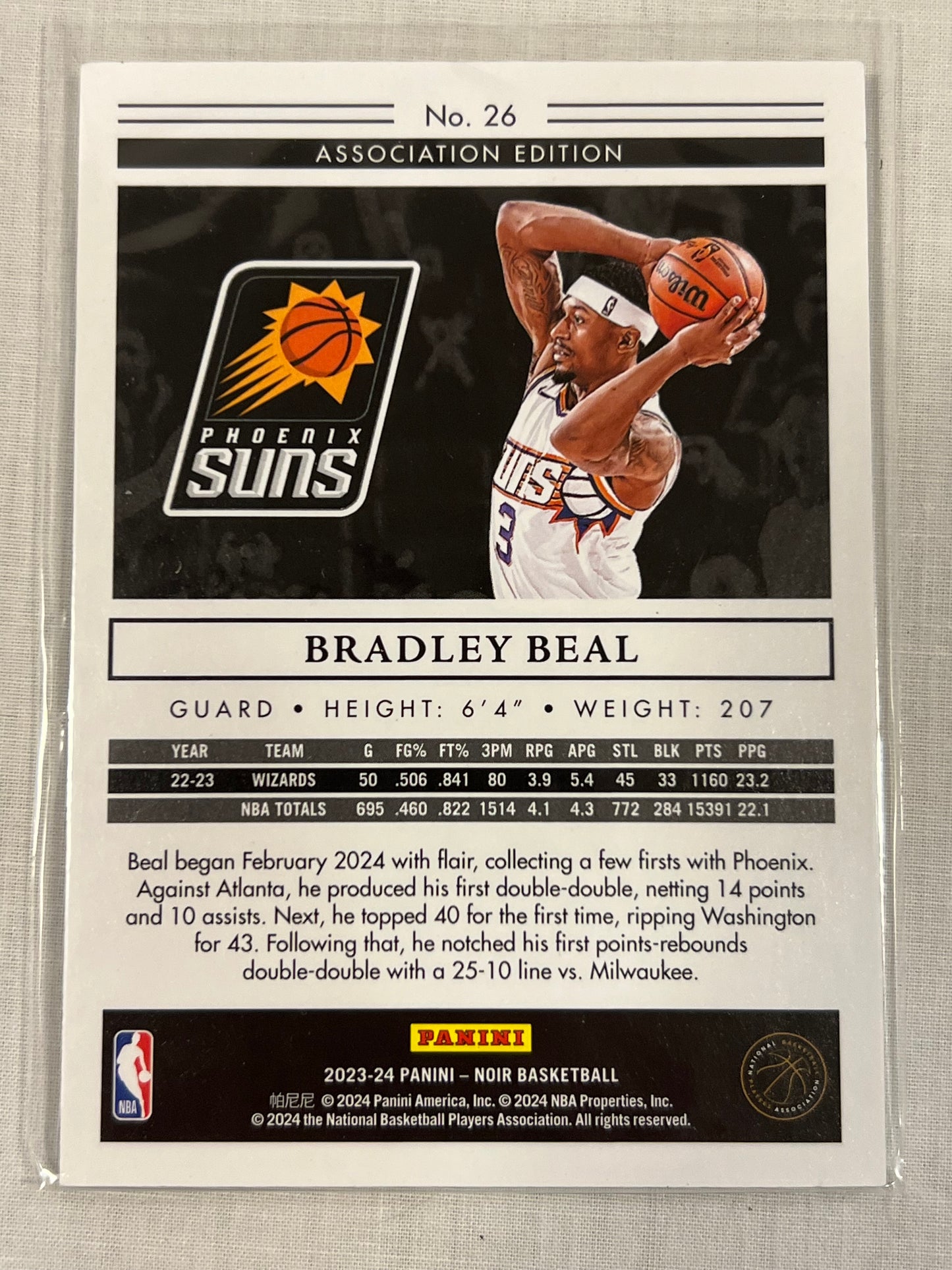 Bradley Beal Noir /49