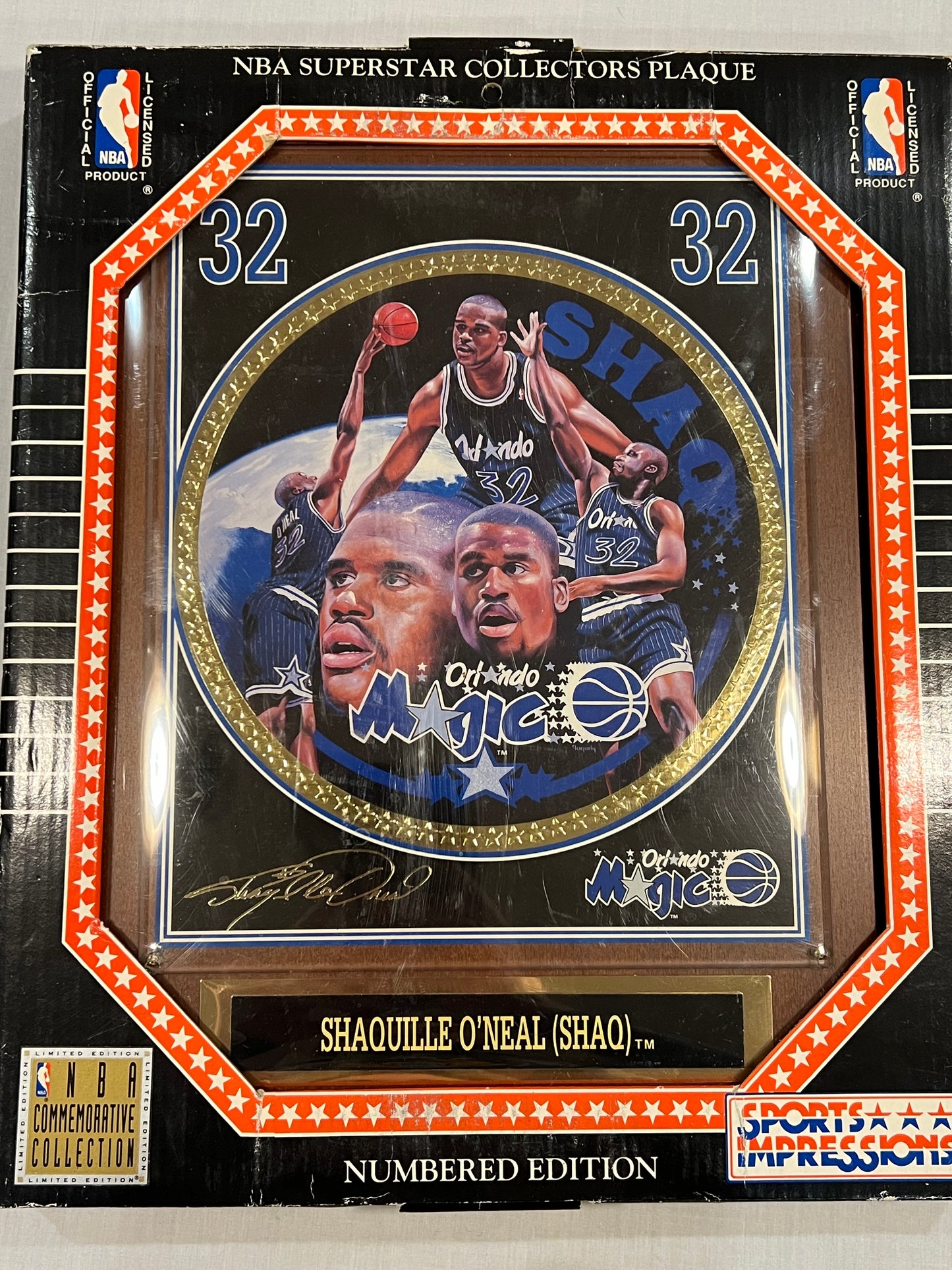 Saquille Oneil Orlando Magic Plaque
