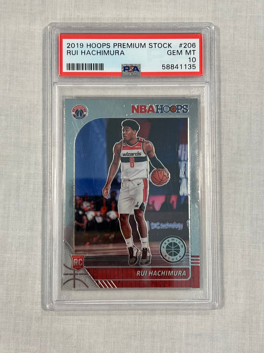 Rui Hachimura PSA 10 Premium Stock Rookie