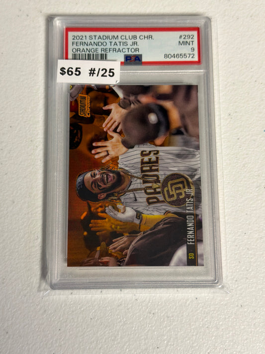 Fernando Tatis Orange /25 PSA 9