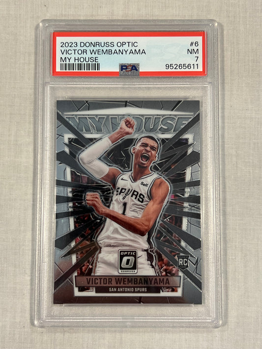 Victor Wembanyama PSA 7 Rookie My House