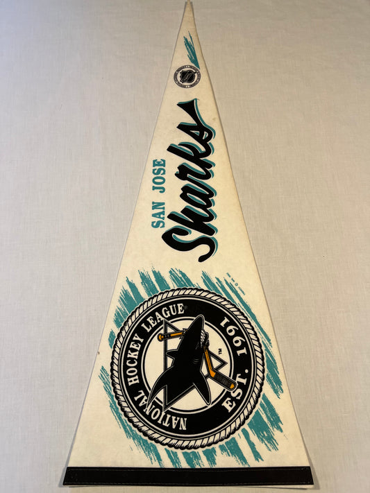 San Jose Sharks Vintage Pennant