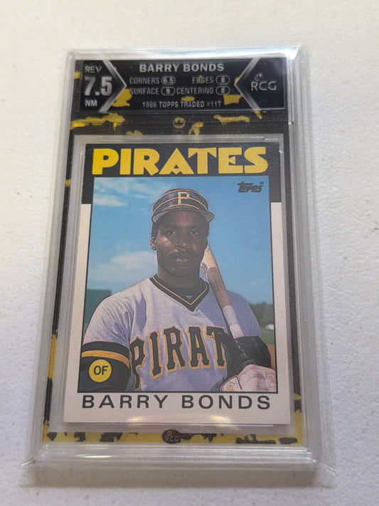 Barry Bonds 1986 Traded RCG 7.5