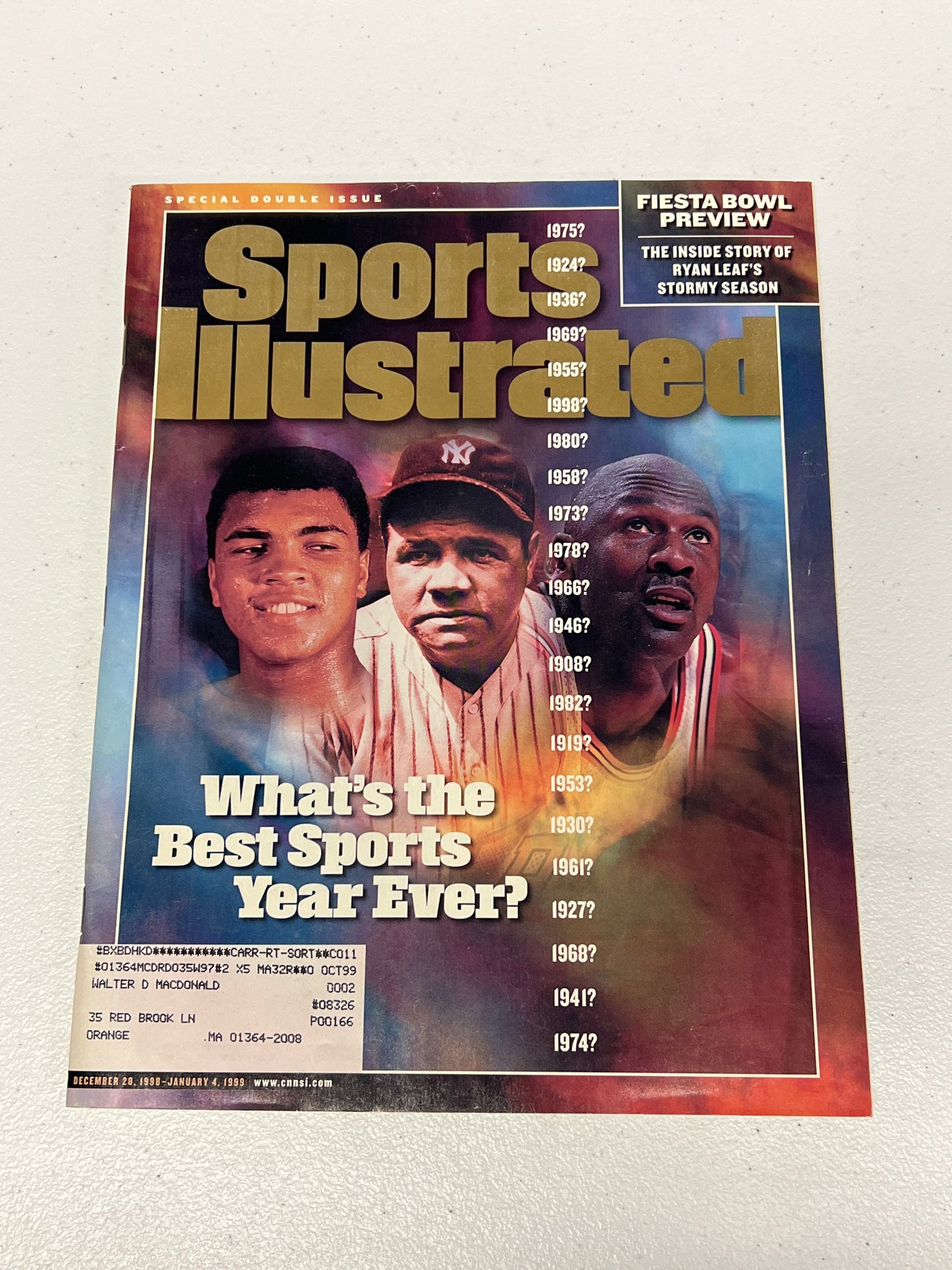 Sports Illustrated - What's the Best Sports Year Ever?