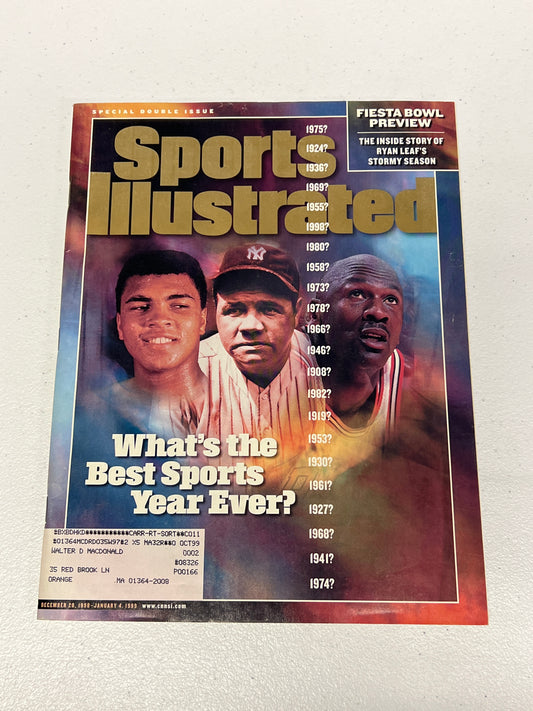 Sports Illustrated - What's the Best Sports Year Ever?