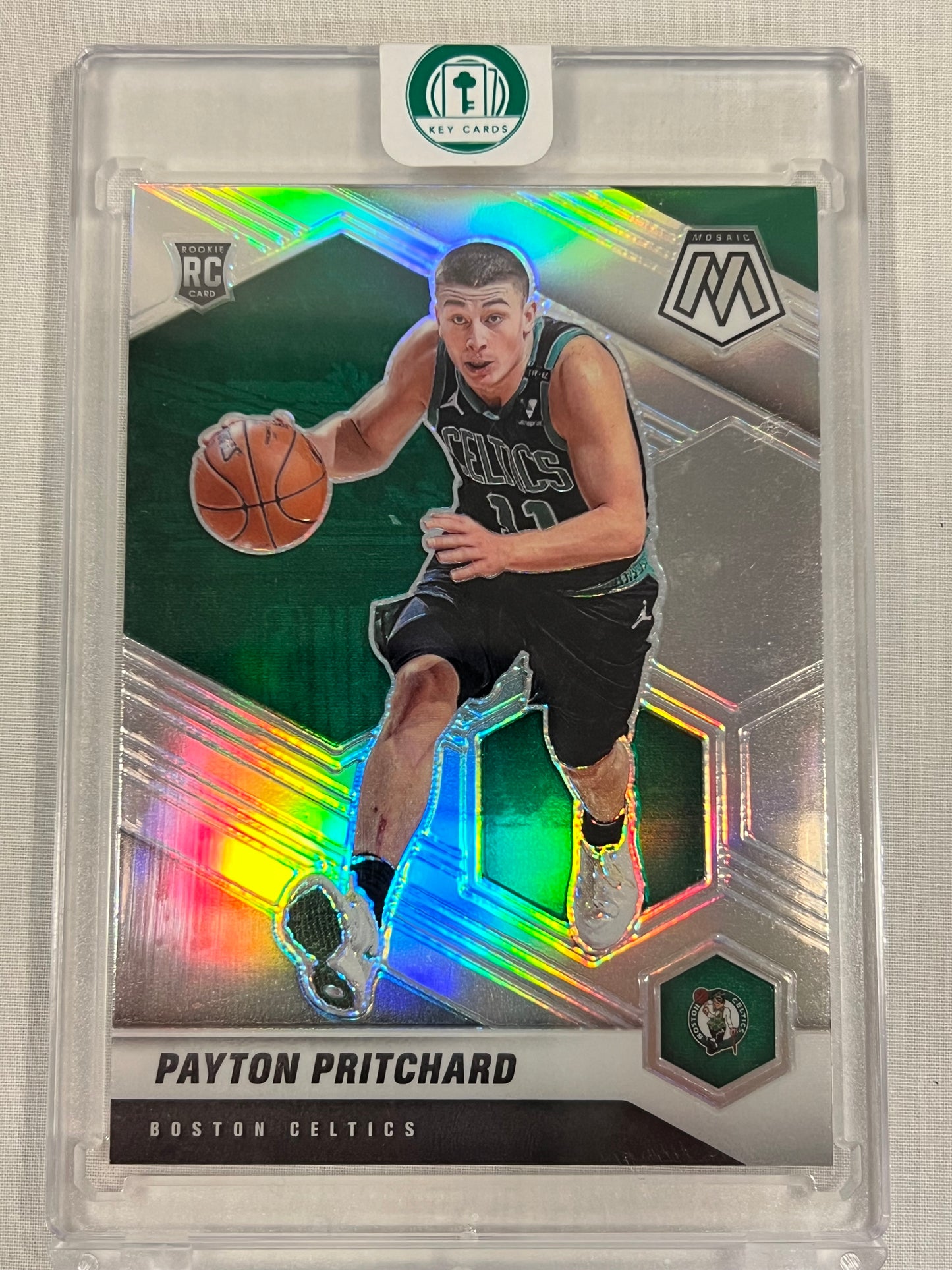 Payton Pritchard Silver Mosaic Rookie